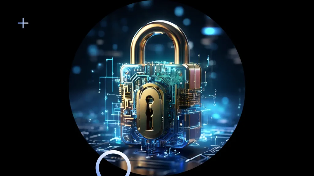 digital padlock cyber security